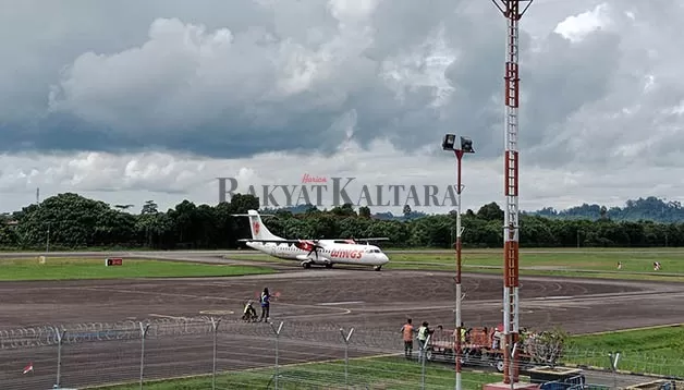 DIRENCANAKAN DIUBAH: Ada rencana perubahan nomenklatur Bandara Tanjung Harapan Tanjung Selor.