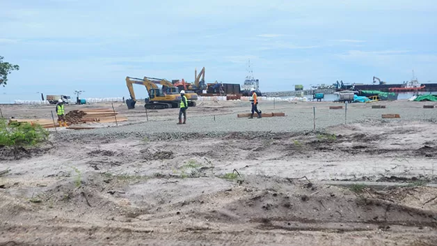 KAWASAN INDUSTRI: Masih ada permasalahan dalam pembangunan Kawasan Industri Hijau Indonesia di Desa Tanah Kuning-Mangkupadi, Kecamatan Tanjung Palas Timur.