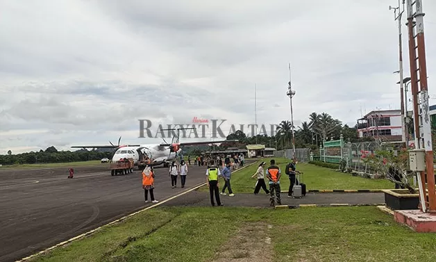 MASIH SATU MASKAPAI: Bandara Tanjung Harapan Tanjung Selor yang sementara ini hanya terdapat satu maskapai penerbangan untuk melayani masyarakat.