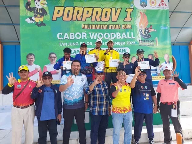 BERI KEJUTAN: Pada cabor Woodball, Kabupaten Malinau memberikan kejutan dengan berhasil menjadi juara umum dengan 5 emas, 6 perak dan 1 perunggu.
