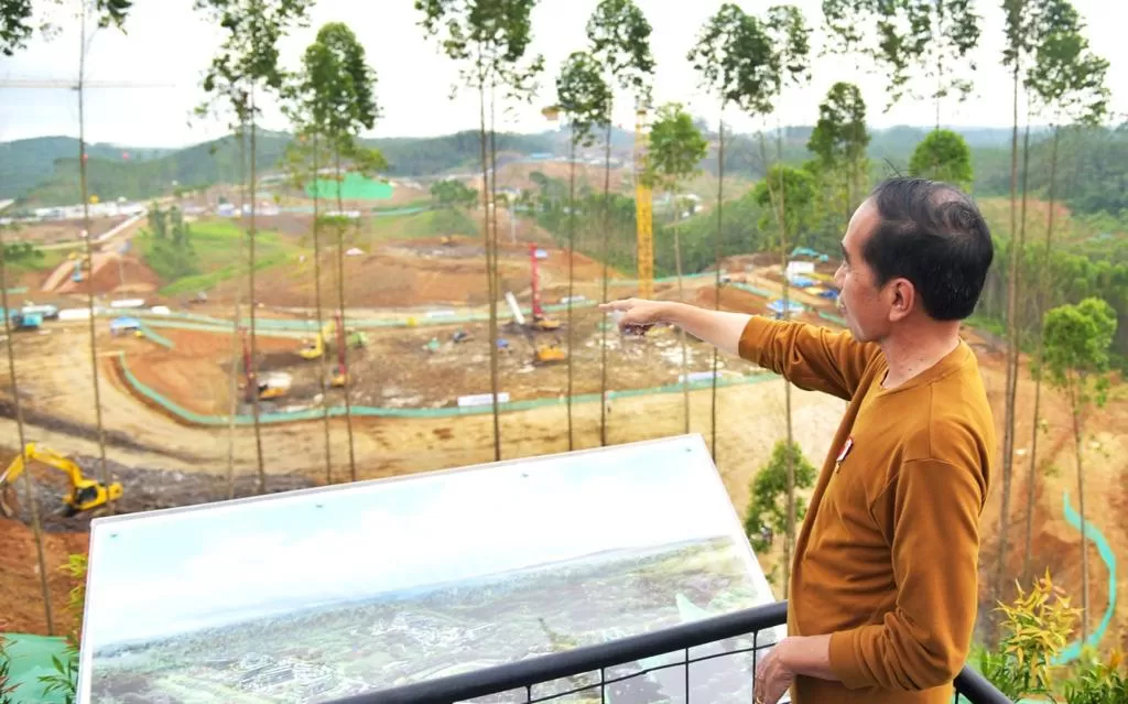 Presiden Jokowi ke IKN.