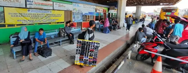 Sudut terminal Samarinda Seberang.