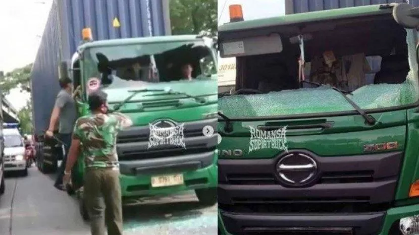 Sopir Pajero penganiaya sopir truk kontainer di Jakut ditangkap di Bandara Soetta (ist1)