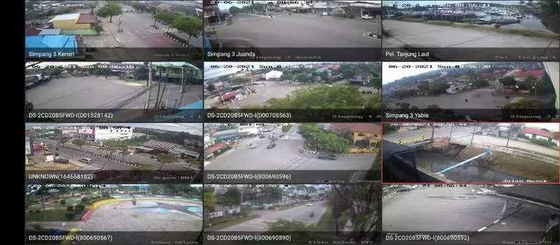 BAKAL DIBUKA: enam belas CCTV yang terpasang di jalan umum akan dapat dipantau warga Bontang akhir tahun ini.