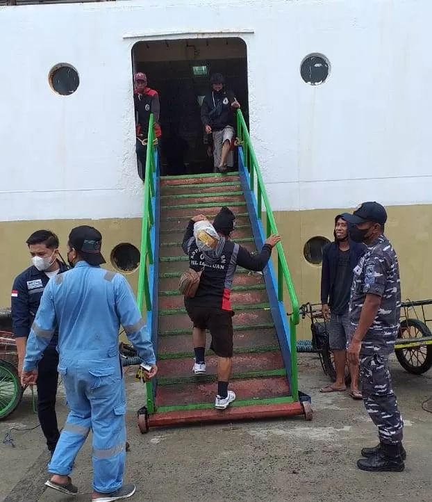 PADATI PENUMPANG: PT Pelni Cabang Samarinda menyatakan puncak arus balik melalui moda transportasi laut terjadi 8 Januari lalu.