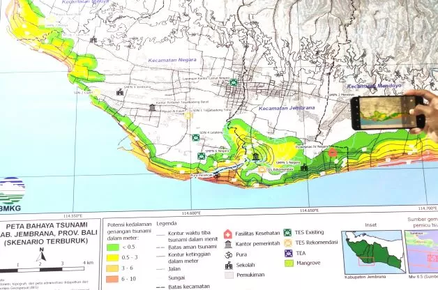 Duh! Tiga Desa Zona Merah Tsunami Di Jembrana, Tanpa Jalur Evakuasi ...