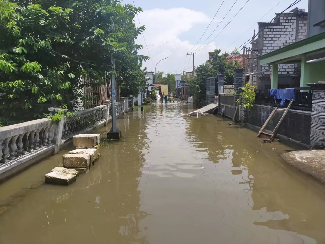 Banjir Kali Lamong Kembali Rendam Tiga Kecamatan - Radar Gresik