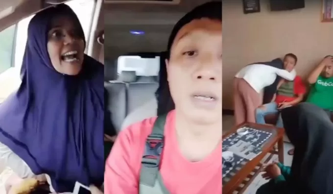 Video viral ibu biru