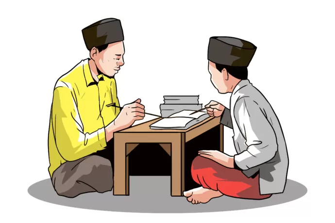 mengaji clipart