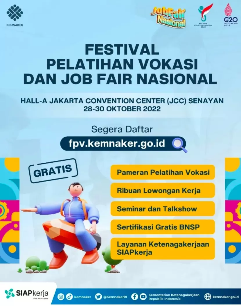 Mau Cari Kerja? Kunjungi Job Fair Nasional, Ada Ribuan Lowongan Kerja ...