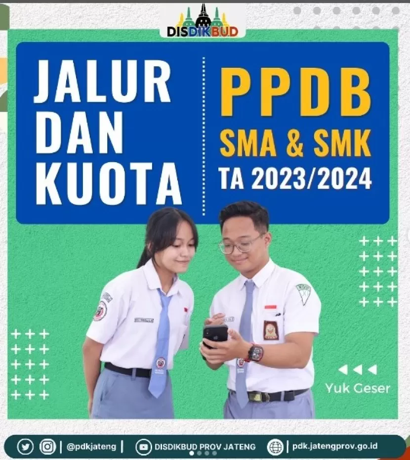 Ppdb Jateng 2023 Jenjang Sma Dan Smk Ini Kuota Jadwal Persyaratan Dan Cara Pendaftaran 7148