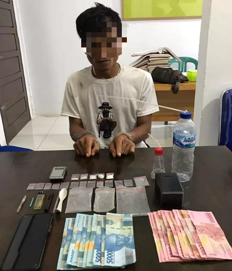 Pengedar Sabu Ditangkap di Semabung, Ngaku Beli dari Pria bernama Bos