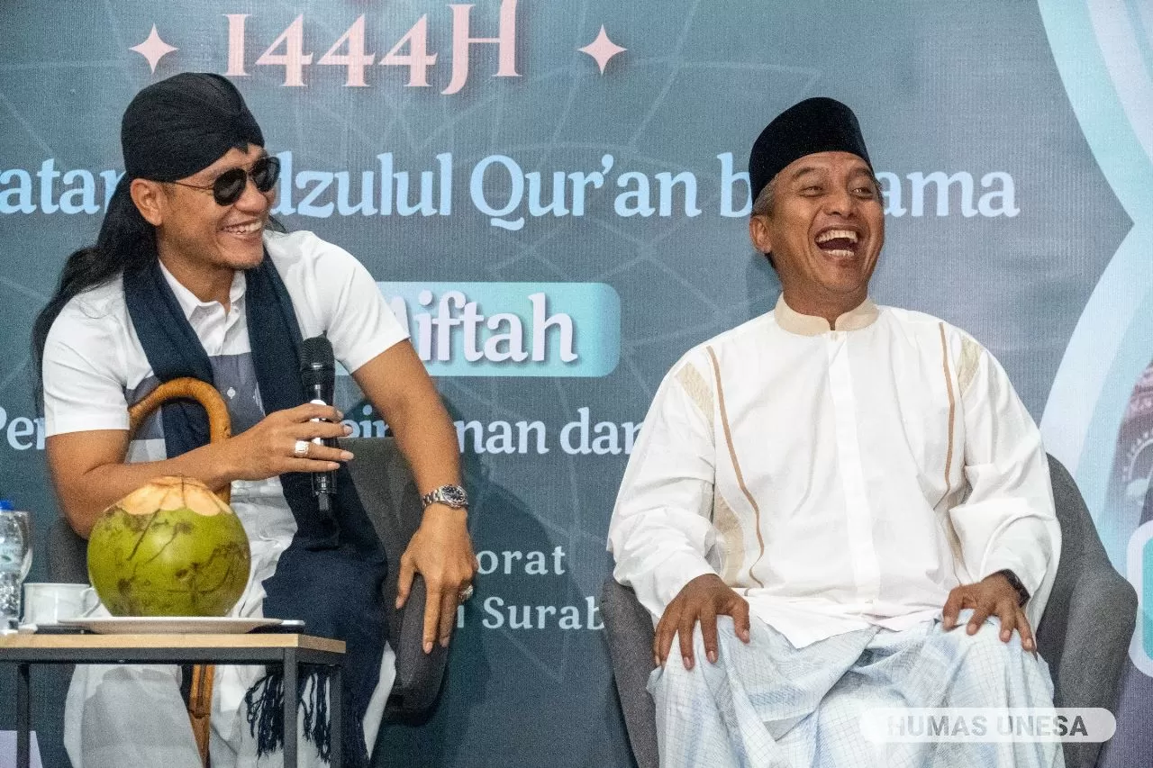 Gus Miftah Beri Tips Dakwah Bil Medsos Dalam Gema Ramadan UNESA - Sapa Nusa