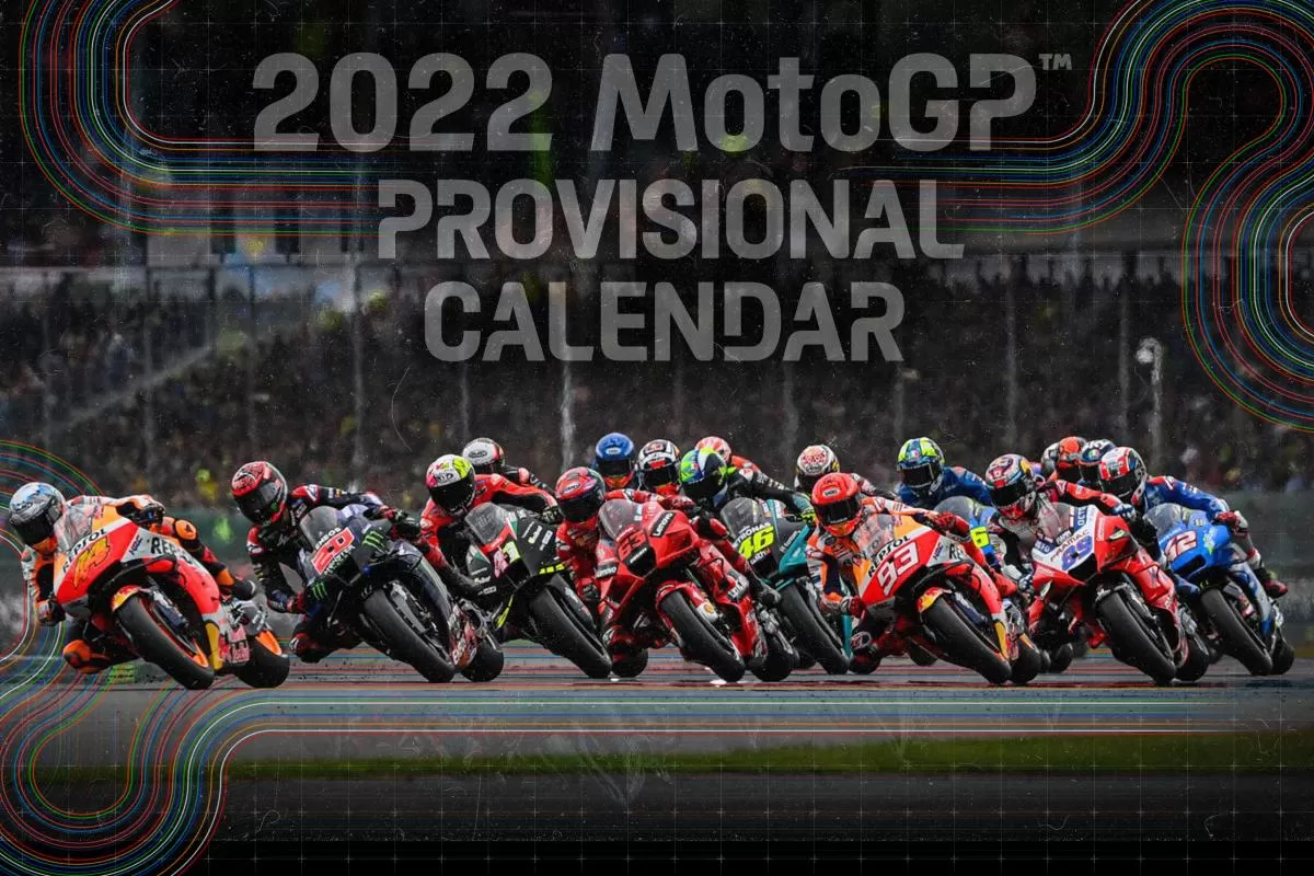 Foto : Intip jadwal kalender sementara MotoGP 2022 yang memuat berbagai Kejuaraan Dunia, termasuk Sirkuit Mandalika yang masuk dalam seri ke-2.
