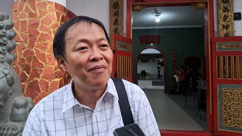 Wakil Ketua Himpunan Tjinta Teman (HTT) yang juga merupakan Anggota Dewan Perwakilan Rakyat Daerah Sumatera Barat (DPRD Sumbar), Albert Hendra Lukman. (Dok. Muhammad Aidil/Sumbar Daily)