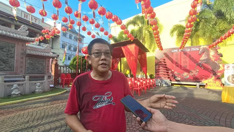 Humas Kelenteng See Hien Kiong, Indra Lie. (Dok. Muhammad Aidil/Sumbar Daily)