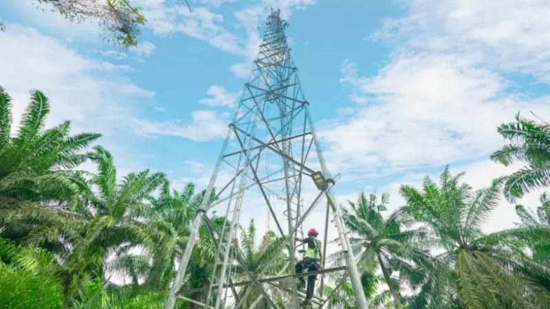 Menara Telekomunikasi Indosat. (Dok. IOH)