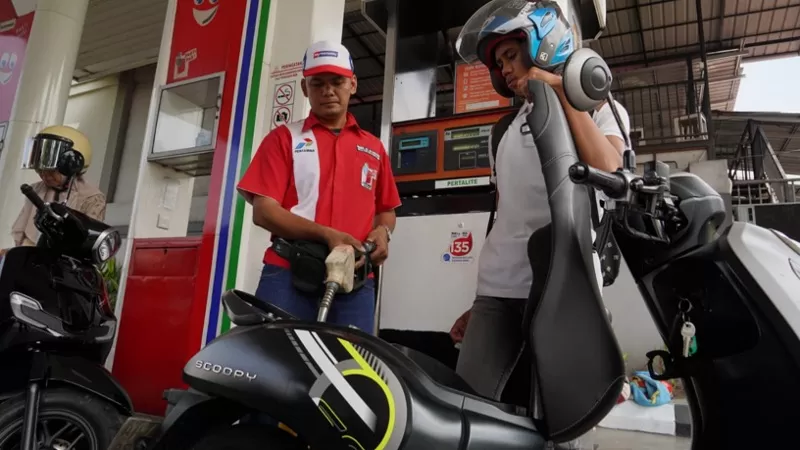 Pertamina Patra Niaga Regional Sumbagut memastikan stok serta jalur distribusi BBM dan LPG di Sumatera Barat (Sumbar) ketika menghadapi Idul Fitri 1447 Hijriah. (Dok. PPN Sumbagut)