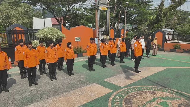Apel Siaga Khusus Lebaran 2026. Sebanyak 112 personel Kantor SAR Padang dikerahkan selama cuti bersama dan Hari Raya Idul Fitri 1447 Hijriah. (Dok. Basarnas)