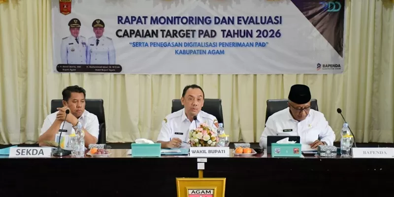 Optimalisasi PAD Agam 2026, Wabup Minta Perkuat Data dan Sistem Digital. (Foto: AMCNews)