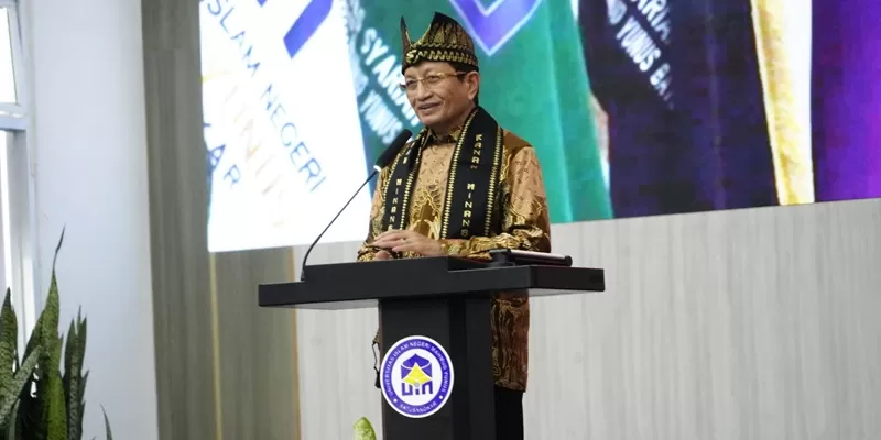 Menteri Agama Republik Indonesia, Nasaruddin Umar, melakukan kunjungan kerja ke Kabupaten Tanah Datar, Sumatera Barat, pada Selasa (28/4/2026). (Foto: Pemkab Tanah Datar)