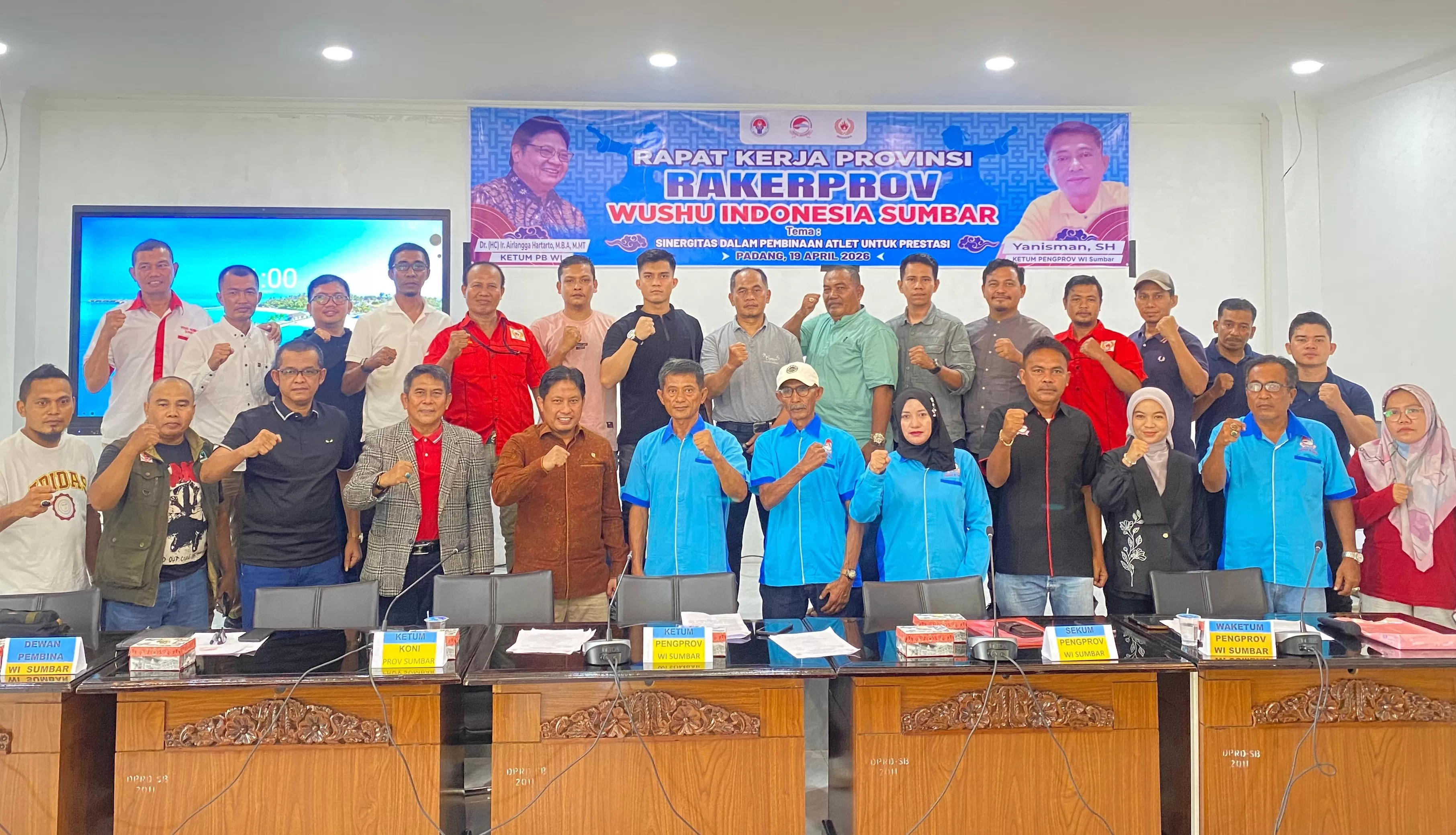 Rakerprov Wushu Sumbar bahas pembinaan atlet dan kesiapan Porprov 2026, target prestasi hingga PON 2028 semakin diperkuat.