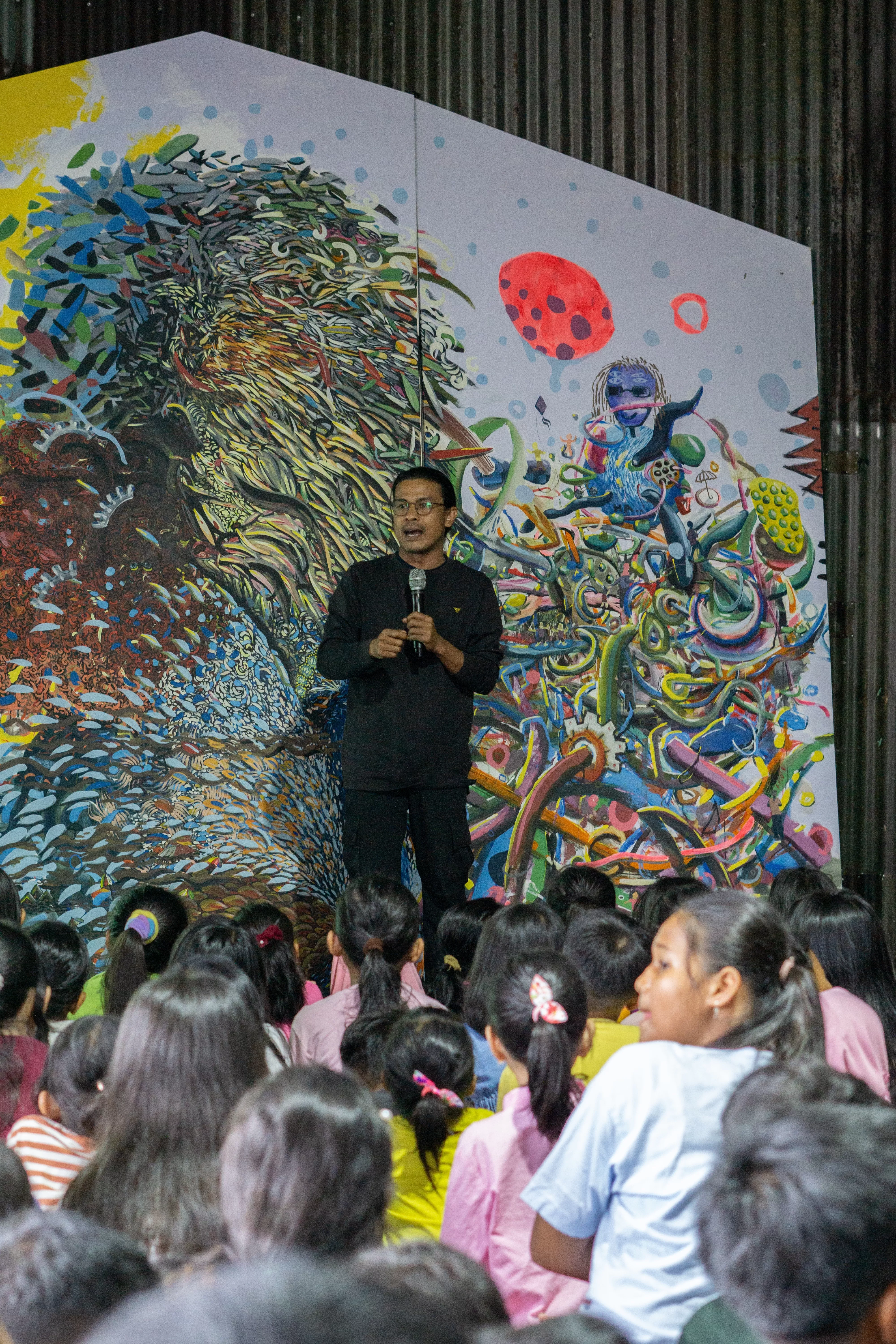 Penerimaan siswa baru Kelana Akhir Pekan Nan Tumpah, Minggu (19/4/2026). (Foto: KSNT) 