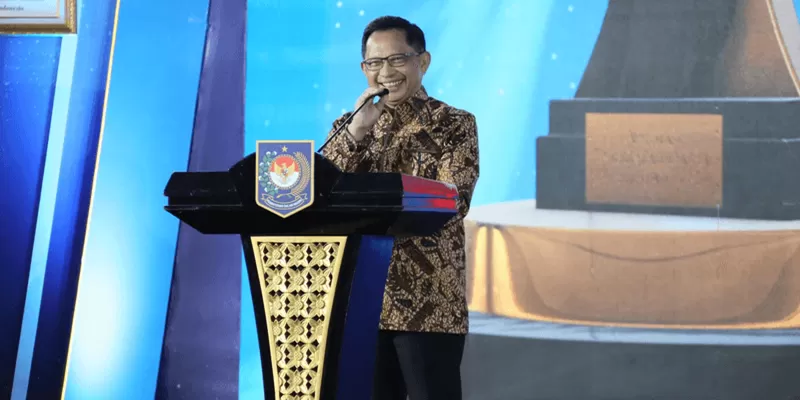 Mendagri Tito saat menghadiri Musyawarah Perencanaan Pembangunan Rencana Kerja Pemerintah Daerah Sumatera Utara (Musrenbang RKPD Sumut) 2027 di Medan, Rabu (22/4/2026). (Foto: Kemendagri)