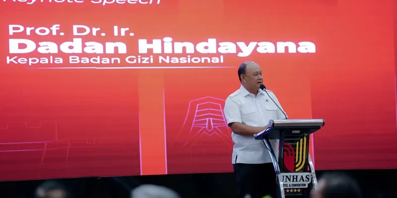 Kepala Badan Gizi Nasional (BGN), Dadan Hindayana, dalam Forum U25 Perguruan Tinggi Negeri Badan Hukum (PTN-BH) di Makassar, Selasa (28/4/2026). (Foto: BGN)