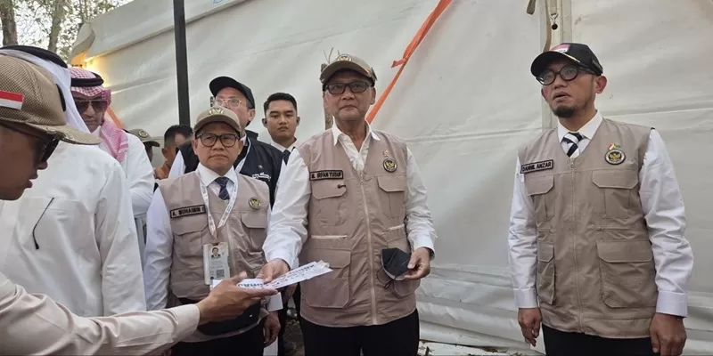 Wakil Menteri Haji dan Umrah RI, Dahnil Anzar Simanjuntak, menyampaikan bahwa berbagai skenario pelayanan telah dipersiapkan secara maksimal. Pernyataan itu disampaikannya di Makkah pada Jumat (22/5/2026), dua hari menjelang dimulainya puncak ibadah haji. (Foto: Kemenhaj)