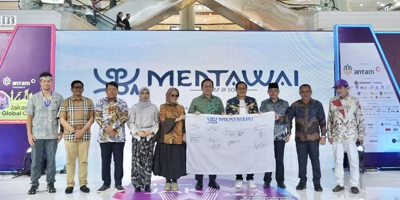 Peluncuran city branding Kabupaten Kepulauan Mentawai di Jakarta, Kamis (7/5/2026). (Foto: Prokopim Mentawai)