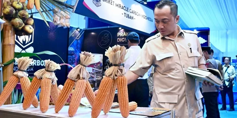 Groundbreaking 10 Gudang Ketahanan Pangan Polri dan peluncuran operasional 166 Satuan Pelayanan Pemenuhan Gizi (SPPG) Polri Tahun 2026 di Kabupaten Tuban, Jawa Timur, Sabtu (16/05/2026). (Foto: Setneg RI)