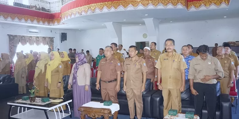Pengukuhan Pokja PPS tersebut dilakukan Bupati Pasaman Barat, Yulianto, di Aula Kantor Bupati Pasbar, Senin (18/5/2026). (Foto: Pemkab Pasbar)