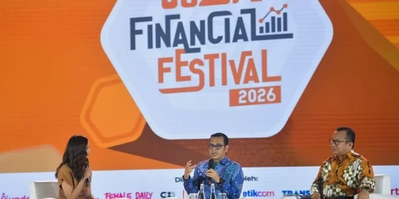 Wamen Nezar dalam Jogja Financial Festival 2026 di Jogja Expo Center, Jumat (22/05/2026). (Foto: Komdigi)
