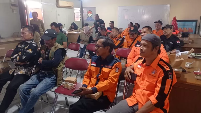 BPBD Kota Padang bersama panitia mematangkan persiapan Jambore KSB 2026 yang akan diikuti 700 relawan dari berbagai wilayah di Kota Padang pada 12-14 Juni 2026. (Dok. Pusdalops PB)