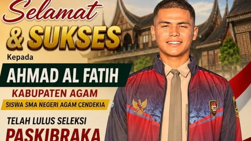 Ahmad Al Fatih, siswa SMA Negeri Agam Cendekia. (Foto: Pemkab Agam)