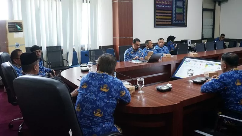 Rapat Koordinasi Percepatan Realisasi Bantuan Keuangan ke Daerah Bencana di Sumatera, Jumat (13/6/2026).  (Foto: Pemko Payakumbuh)