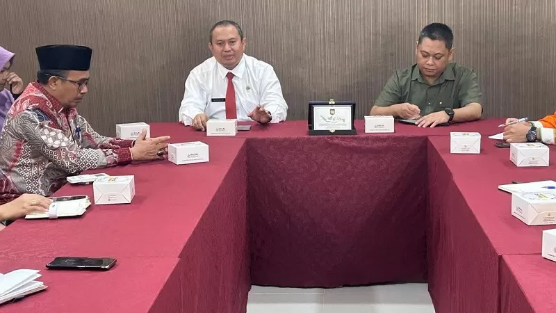 Rapat Koordinasi (Rakor) Penanganan Terpadu Anak yang Berhadapan dengan Hukum yang digelar Badan Kesatuan Bangsa dan Politik (Kesbangpol) Provinsi Sumbar di Padang, Kamis (16/7/2026). (Foto: Pemprov Sumbar)