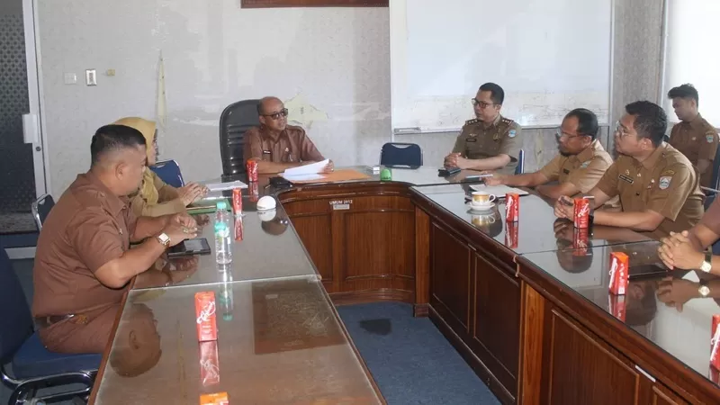 rapat koordinasi yang digelar di Ruang Sekretaris Daerah Pasaman Barat, Selasa (28/7/2026). (Foto: Pemkab Pasbar)