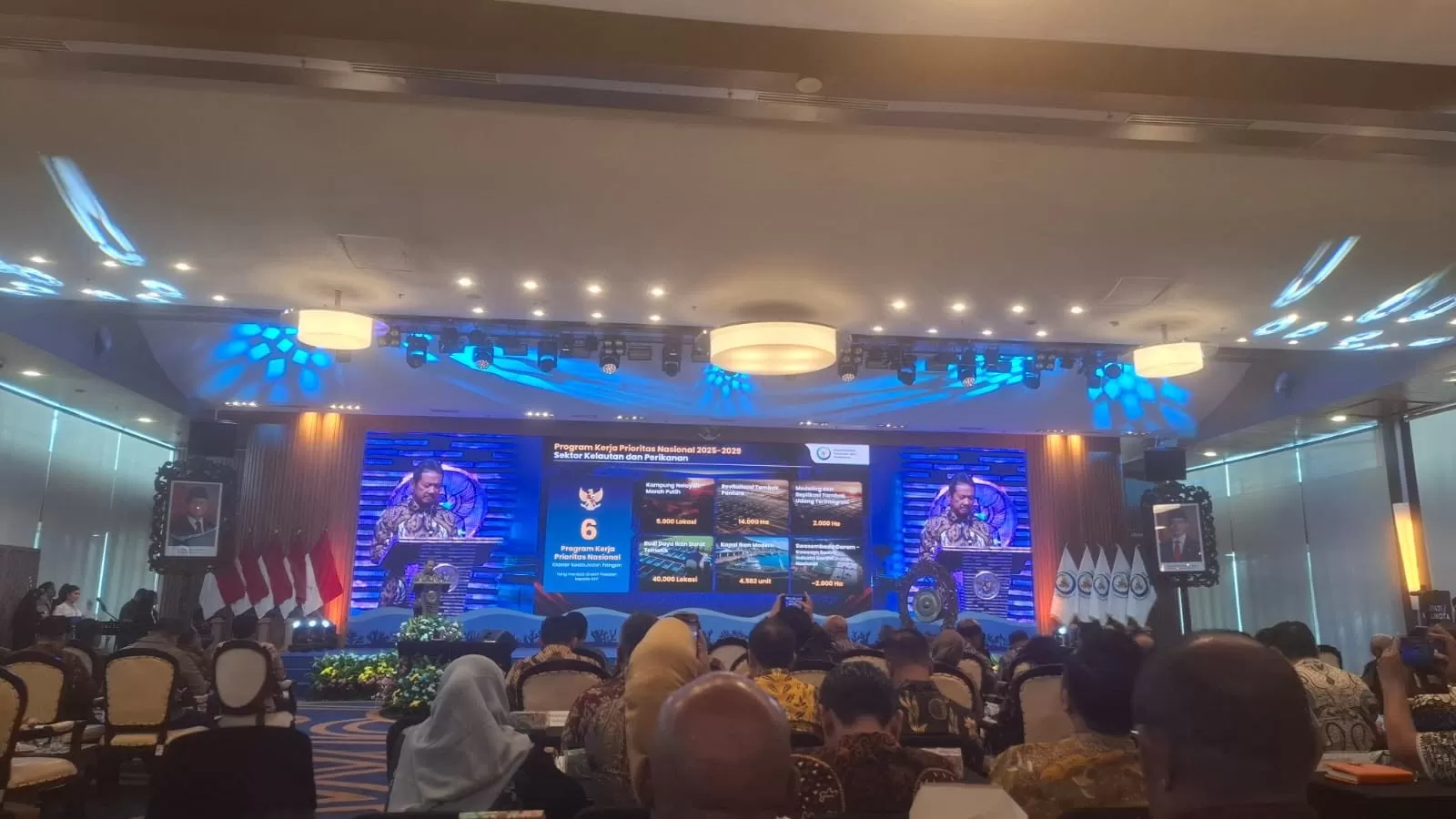  Rapat Koordinasi Nasional (Rakornas) Akselerasi Program Kerja Prioritas Nasional (PKPN) Sektor Kelautan dan Perikanan yang diselenggarakan Kementerian Kelautan dan Perikanan (KKP) di Jakarta pada 2–3 Juli 2026. (Foto: Pemkab Pessel)