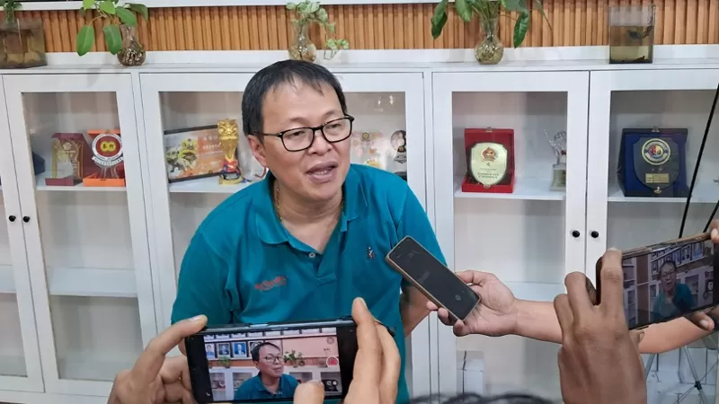 Wakil Ketua (Jiko) Himpunan Tjinta Teman (HTT) Padang, Albert Hendra Lukman. (Dok. Sumbar Daily)