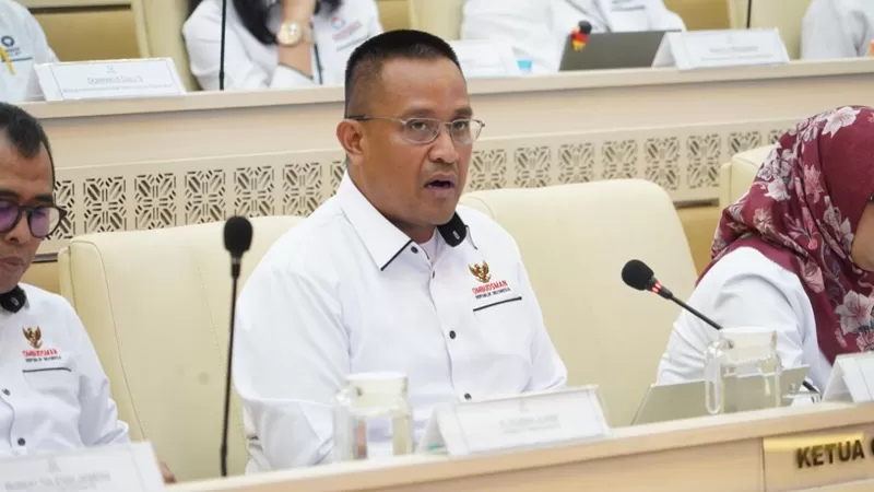 Ombudsman RI mengikuti Rapat Dengar Pendapat secara khusus bersama Komisi II DPR RI di Ruang Rapat Komisi II, Gedung Nusantara DPR RI, Jakarta, Rabu (26/8/2026). (Dok. Biro Humas dan TI Ombudsman RI)