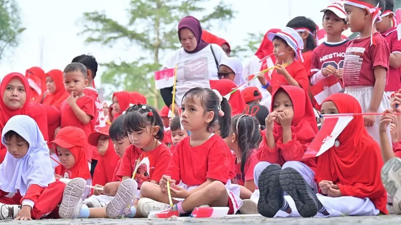 Gebyar PAUD se-Kota Payakumbuh yang berlangsung di halaman Balai Kota Payakumbuh, Sabtu (22/8/2026). (Foto: Pemko Payakumbuh)