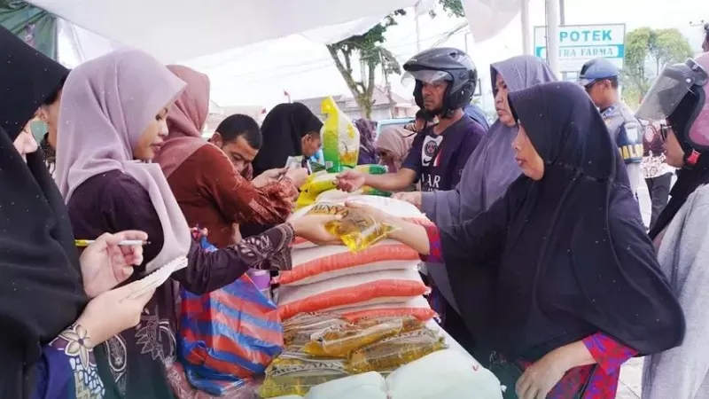 Gerakan Pangan Murah (Foto: Kominfo Padang Panjang)
