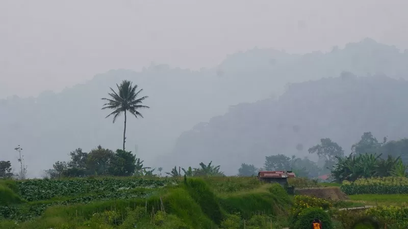 Ilustrasi kabut asap. (Foto: Pemko Padang Panjang)