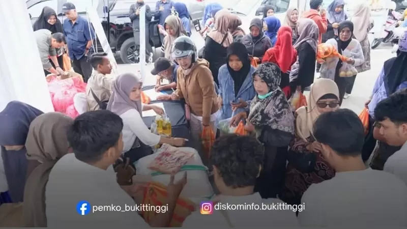 Gerakan Pasar Murah (GPM) 2026 hadir di Bukittinggi selama dua hari, 24-25 September 2026.  (Foto: Pemko Bukittinggi)