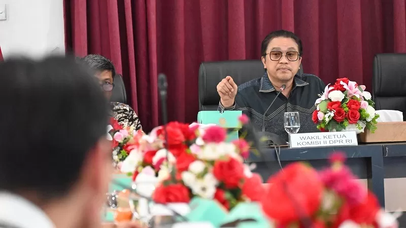 kunjungan kerja spesifik Komisi II DPR RI di Kota Padang, Sumatera Barat, Selasa (6/10/2026). (Foto: DPR RI)
