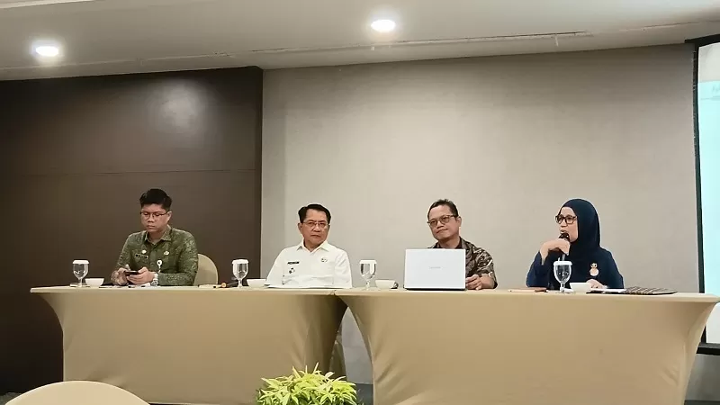 Kegiatan Advokasi dan Sosialisasi Partisipasi Anak dalam Program Percepatan Rehabilitasi dan Rekonstruksi Pasca Bencana (PRRFRP) di Mercure Hotel, Padang, Kamis (15/10/2026).  (Foto: Pemkab Padang Pariaman)