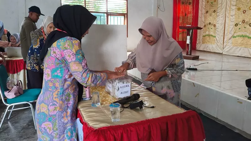 Pelaksanaan Pemilihan Wali Nagari (Pilwana) Badunsanak di Kecamatan Kinali, Kabupaten Pasaman Barat, memasuki hari terakhir pemungutan suara pada Selasa (20/10/2026). (Foto: Pemkab Pasbar)