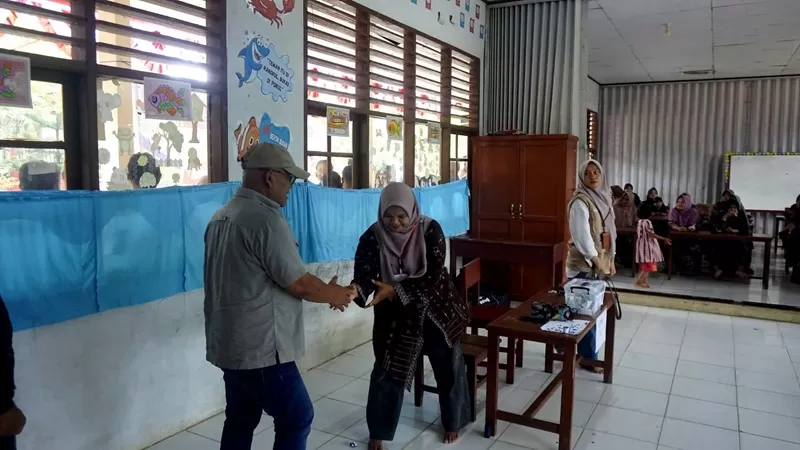 Pelaksanaan Pemilihan Wali Nagari (Pilwana) menggunakan sistem elektronik atau e-voting di Kecamatan Gunung Tuleh, Kabupaten Pasaman Barat, memasuki sesi keenam pada Sabtu (3/10/2026). (Foto: Pemkab Pasbar)